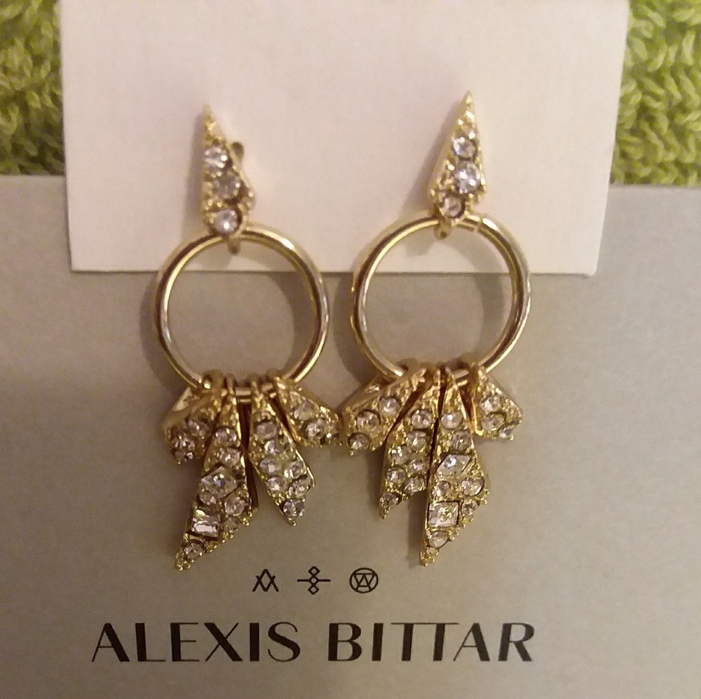 ALEXIS BITTAR POST EARRINGS NWOT